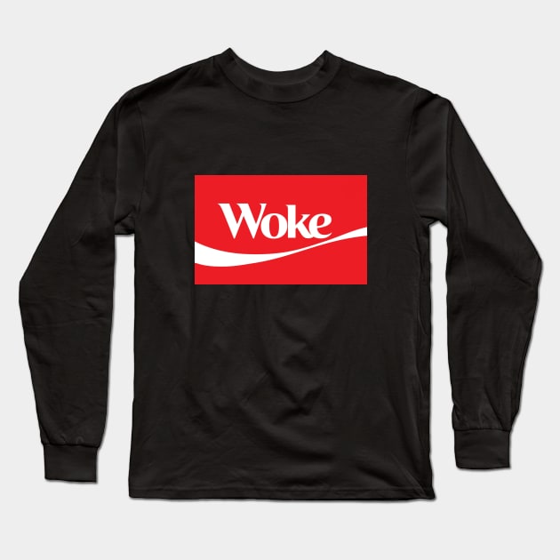 Woke Long Sleeve T-Shirt by Tom Stiglich Cartoons